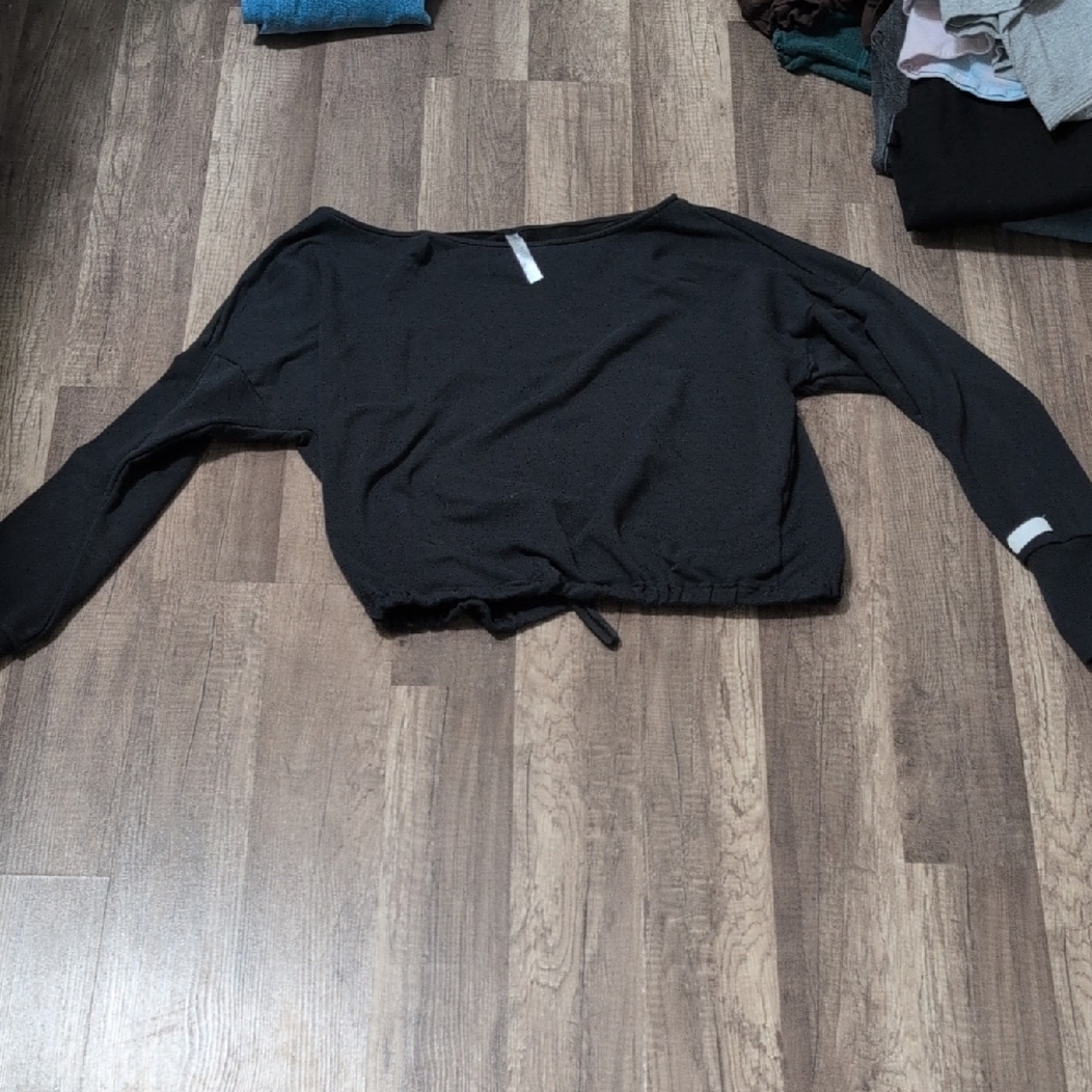 Black Long Sleeve Top